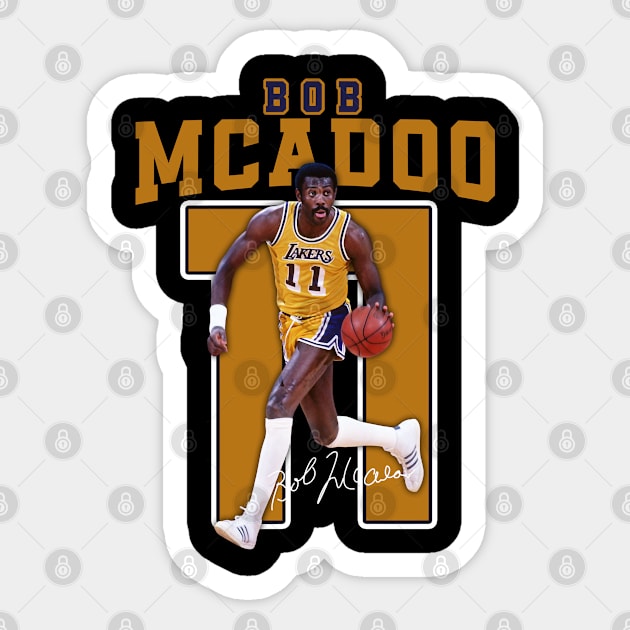 Bob McAdoo Vintage Sticker by criticizematter